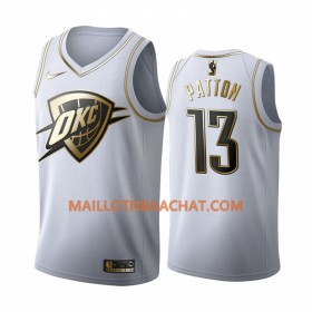 Maillot NBA Oklahoma City Thunder Justin Patton 13 Nike 2019-20 Blanc Golden Edition Swingman - Homme